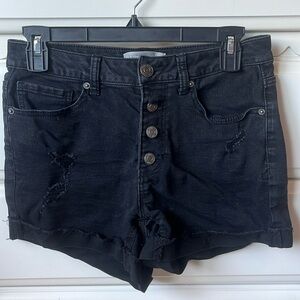 Mudd High-Rise Jean Shorts